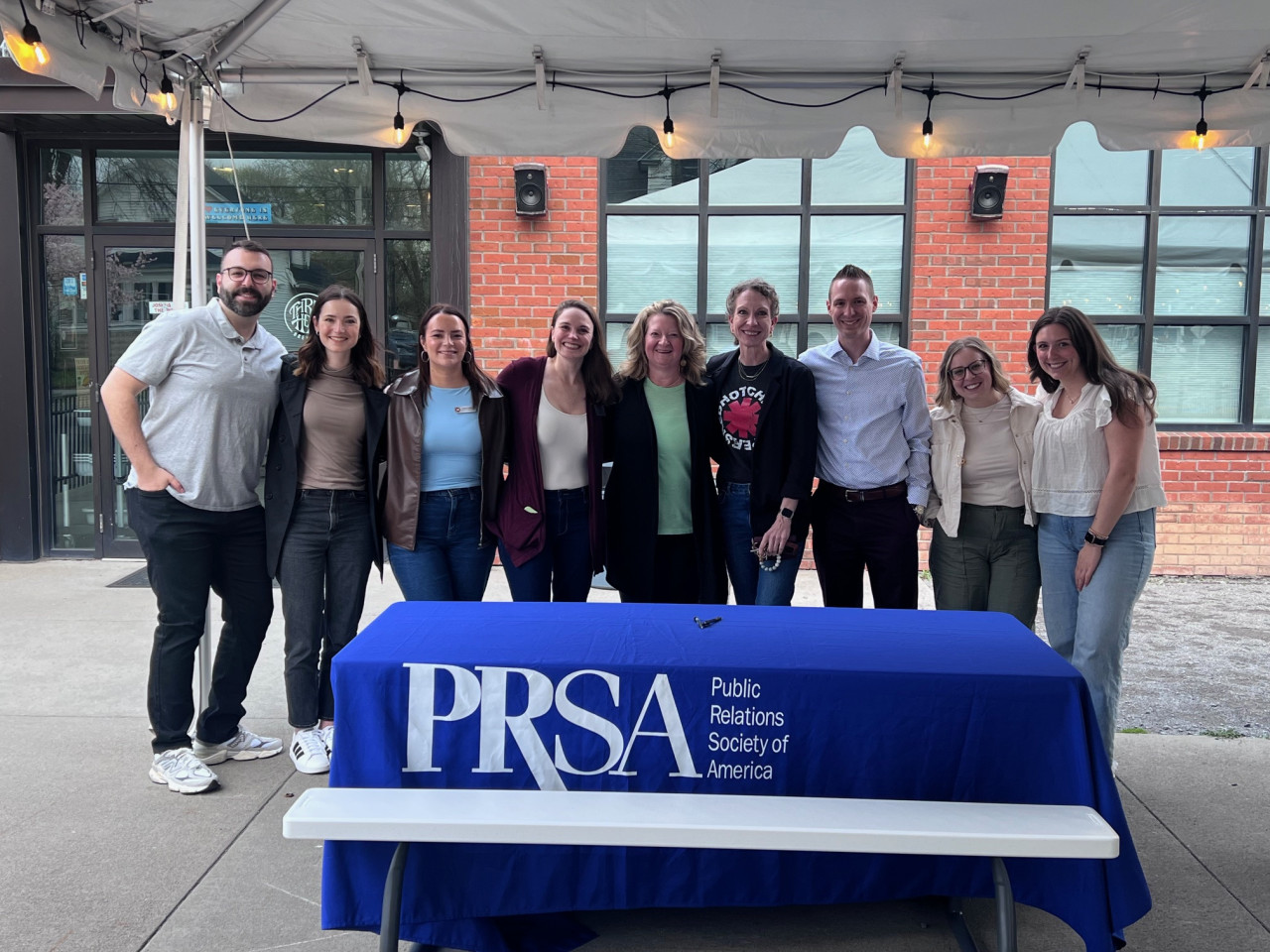 Group photo from the committee fair